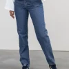 New Selected Rechte Jeans Naomi Medium Blue Denim