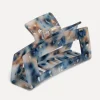 Hot Les Soeurs Resin Hair Clip Rectangle Ocean
