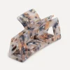 Store Les Soeurs Resin Hair Clip Rectangle Nude