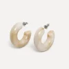 Sale Les Soeurs Resin Oorbellen Set Melany Cream