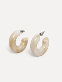 Sale Les Soeurs Resin Oorbellen Set Melany Cream