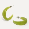 Fashion Les Soeurs Resin Oorbellen Set Melly Green