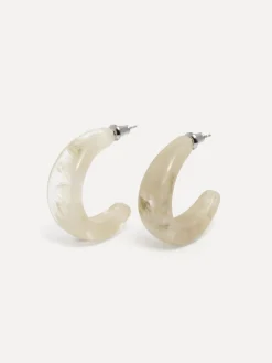 Outlet Les Soeurs Resin Oorbellen Set Melly Cream