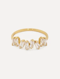 Clearance Les Soeurs Ring Chloe Baguette Gold