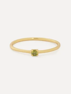 Hot Les Soeurs Ring Chloe Moodstone Khaki Gold
