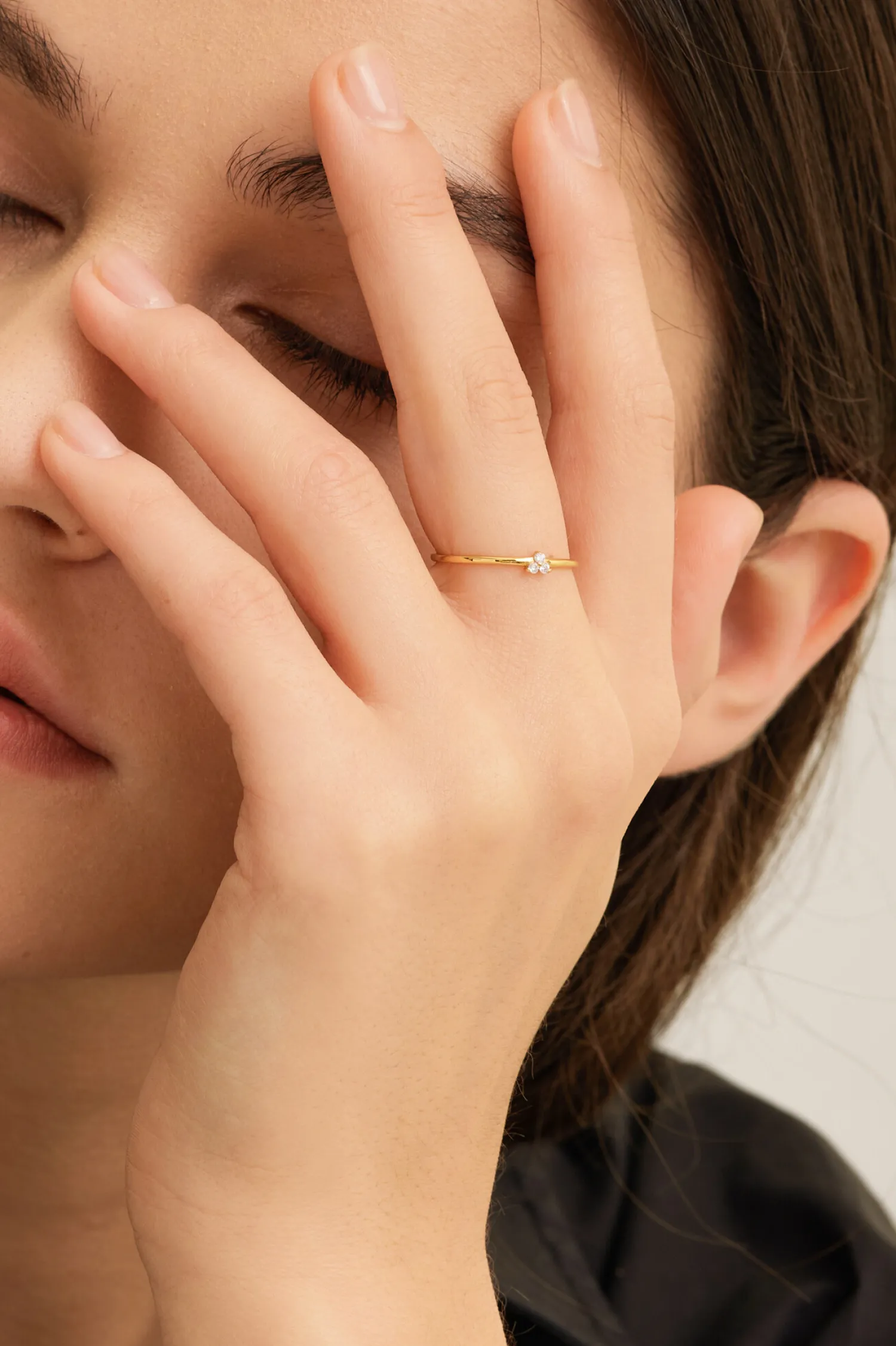 Sale Les Soeurs Ring Chloe Vintage Triangle Gold