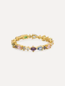 Best Les Soeurs Ring Cora Pastel Gold Multicolor
