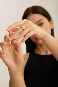 Flash Sale Les Soeurs Ring Gilda Mama Gold