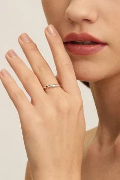 Online Les Soeurs Ring Ginette Flowy Silver