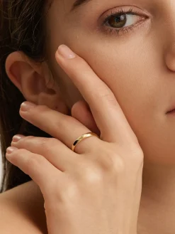 Outlet Les Soeurs Ring Ginette Flowy Band Gold