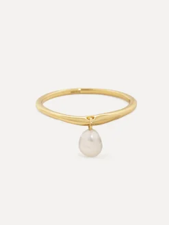 Cheap Les Soeurs Ring Ginette Pearl Gold