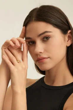 Best Les Soeurs Ring Gioia Double Gem Gold