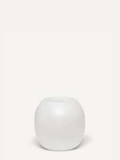 Hot Les Soeurs Ronde Alabaster Waxinelichthouder (Small) White