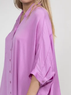 Cheap Les Soeurs Satijn Blousejurk Mason Lila