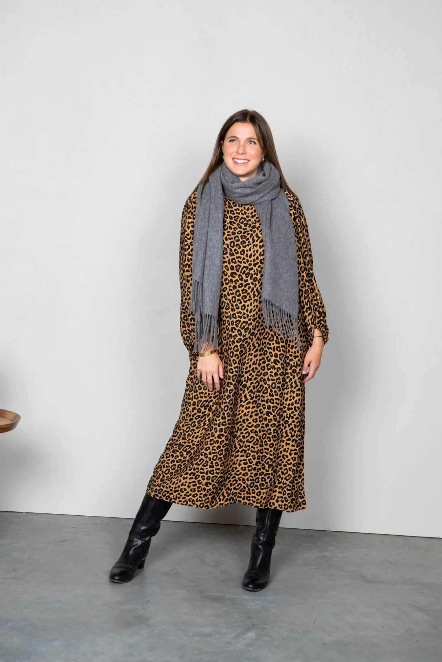 Online MBYM Scarf Stacy Light Grey Melange
