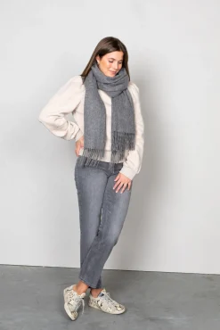 Online MBYM Scarf Stacy Light Grey Melange