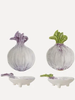 Discount Bloomingville Set Of 2 Bowls Mimosa Purple