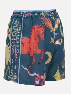 Cheap Le Marais Short Dragon Blue