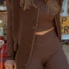 Discount Les Soeurs Sportlegging Aniek Brown