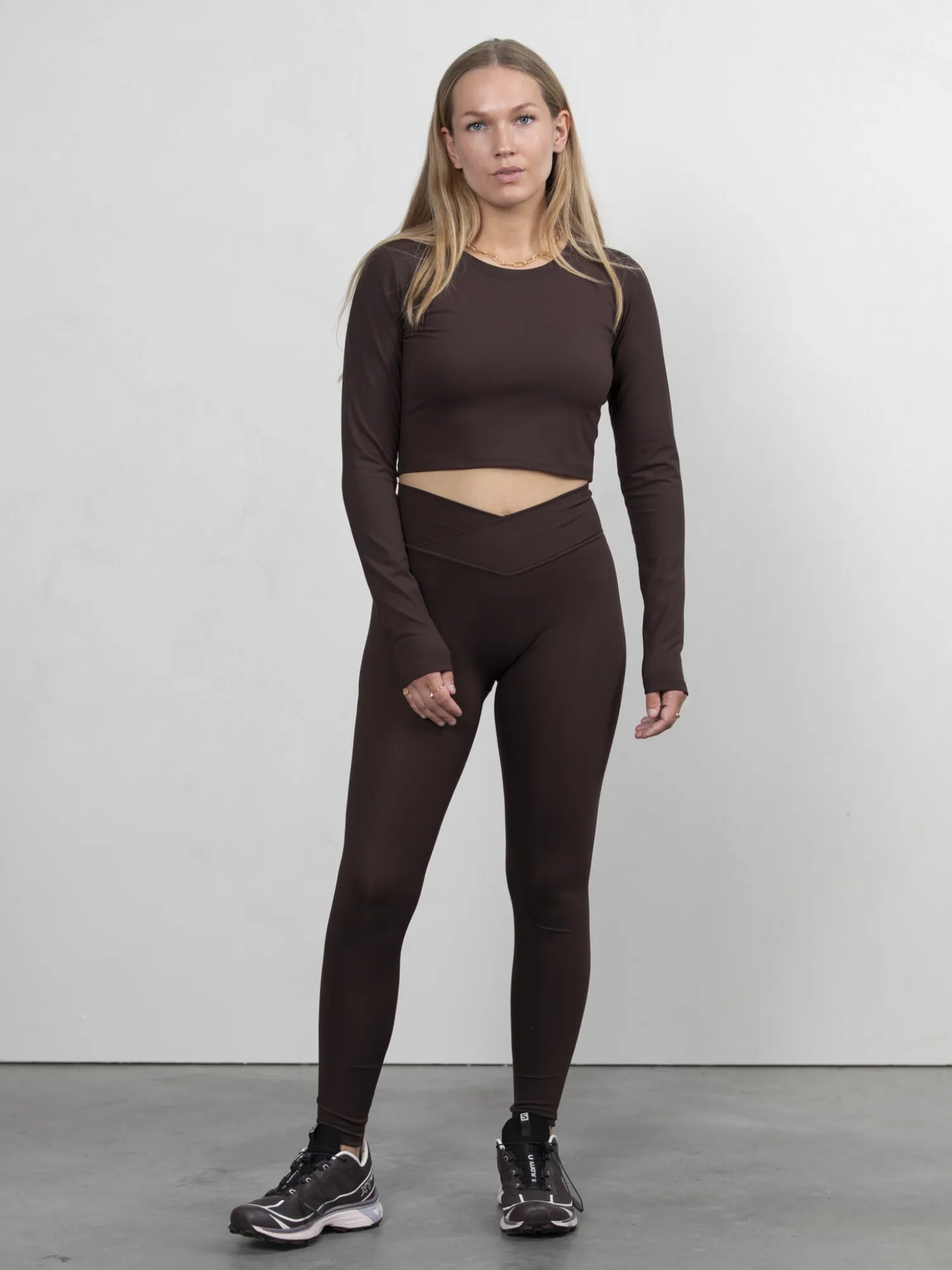 Discount Les Soeurs Sportlegging Aniek Brown