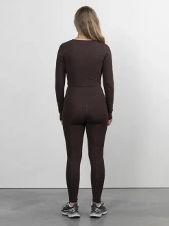 Discount Les Soeurs Sportlegging Aniek Brown