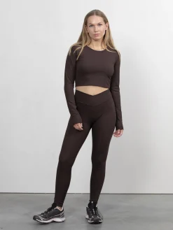 Online Les Soeurs Sporttop Met Lange Mouwen Arjan Brown