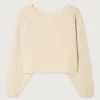 Hot American Vintage Sweat Itonay Ecru Chine