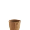 Hot Madam Stoltz Terracotta Bloempot Gezicht Brown