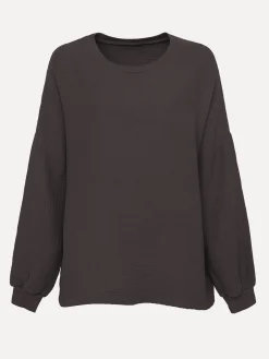 Shop Le Marais Tetra Longsleeve T-Shirt Aya Brown