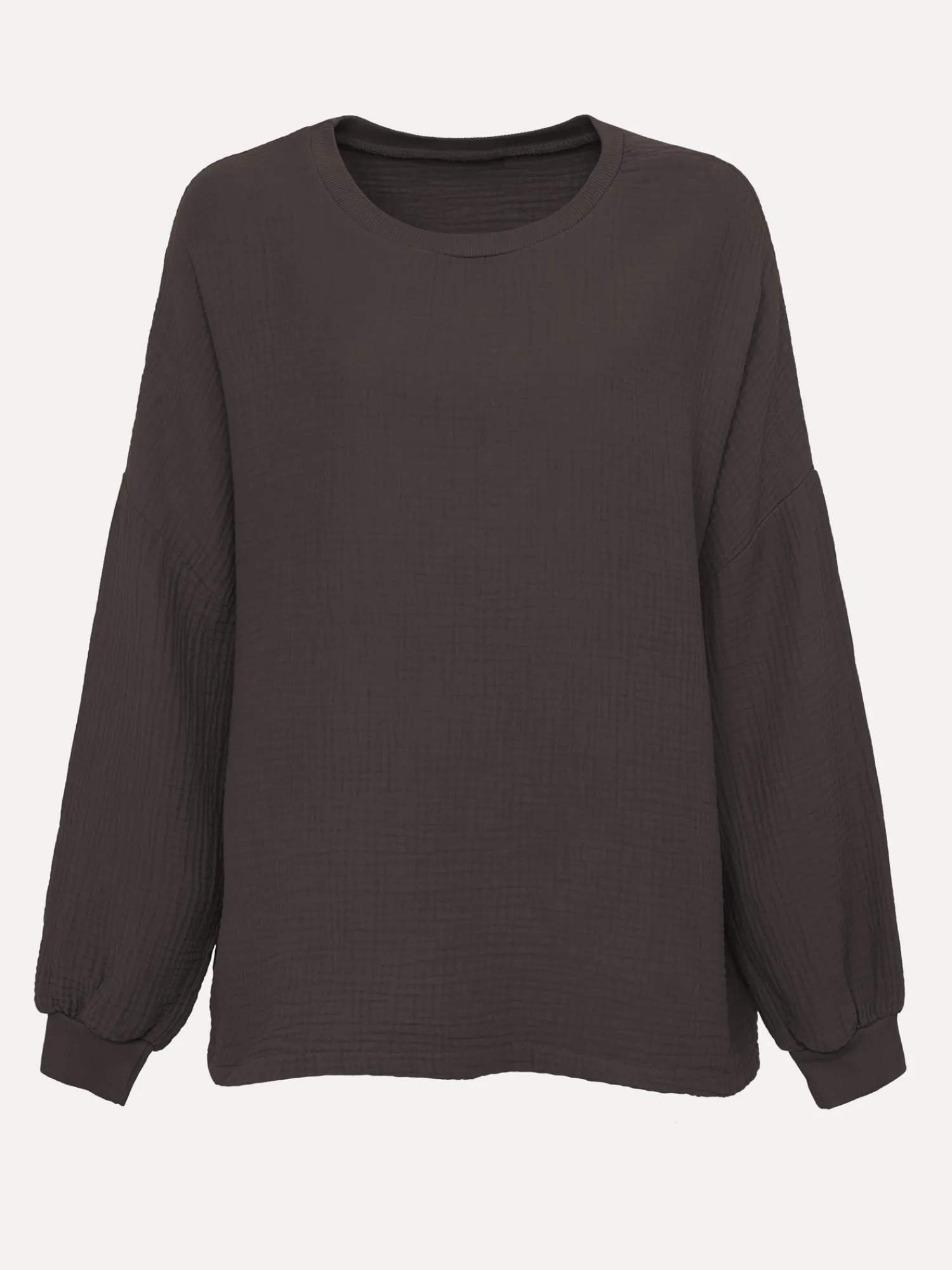 Shop Le Marais Tetra Longsleeve T-Shirt Aya Brown