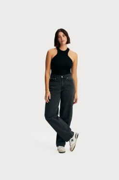 New The Odder Side Top Axel Organisch Black