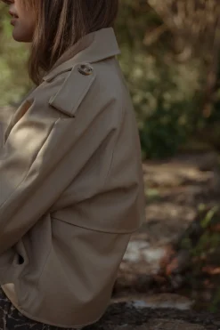 Online Les Soeurs Trench Jacket Adriaan Beige