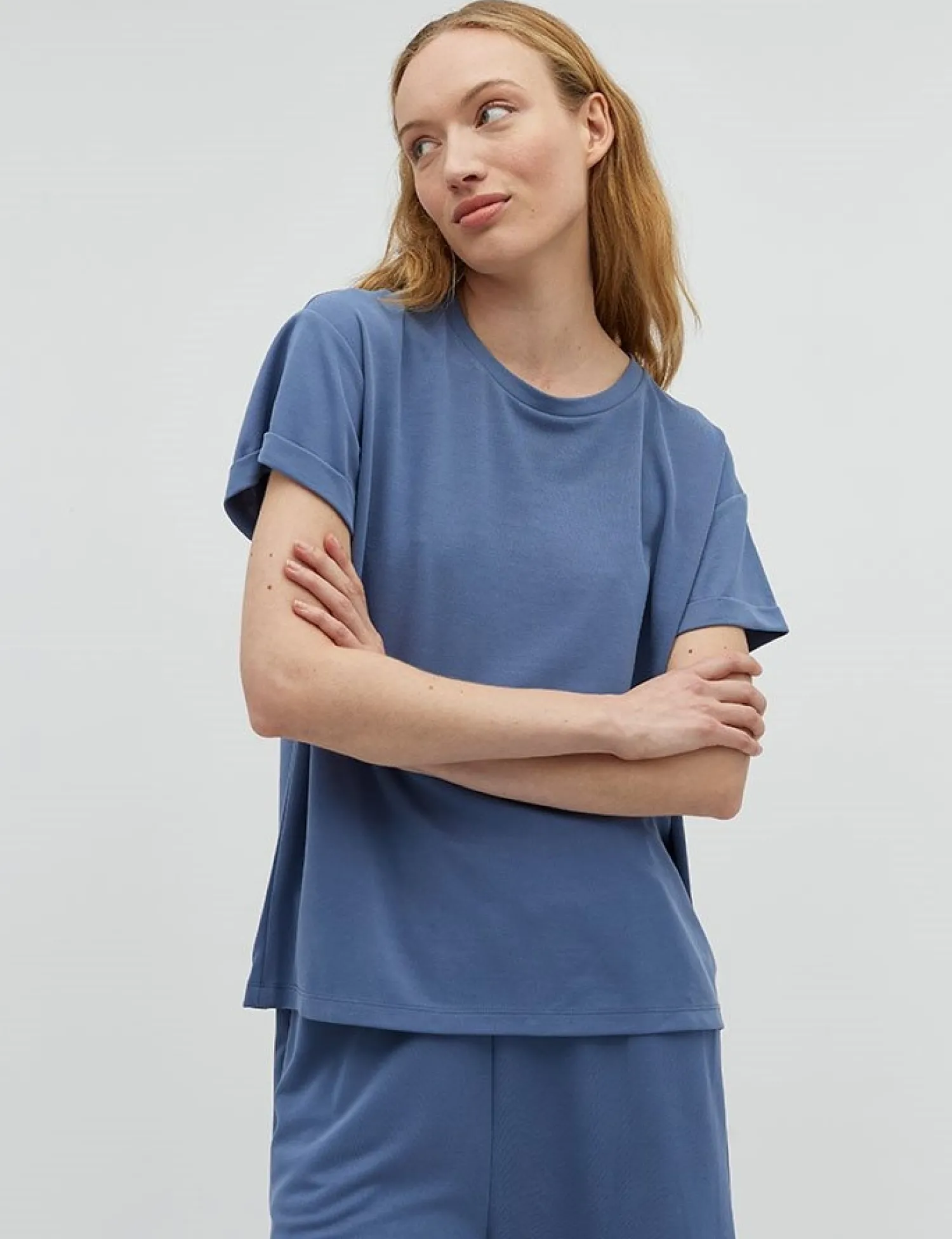Store MBYM T-Shirt Amana Bosko Blue Horizon