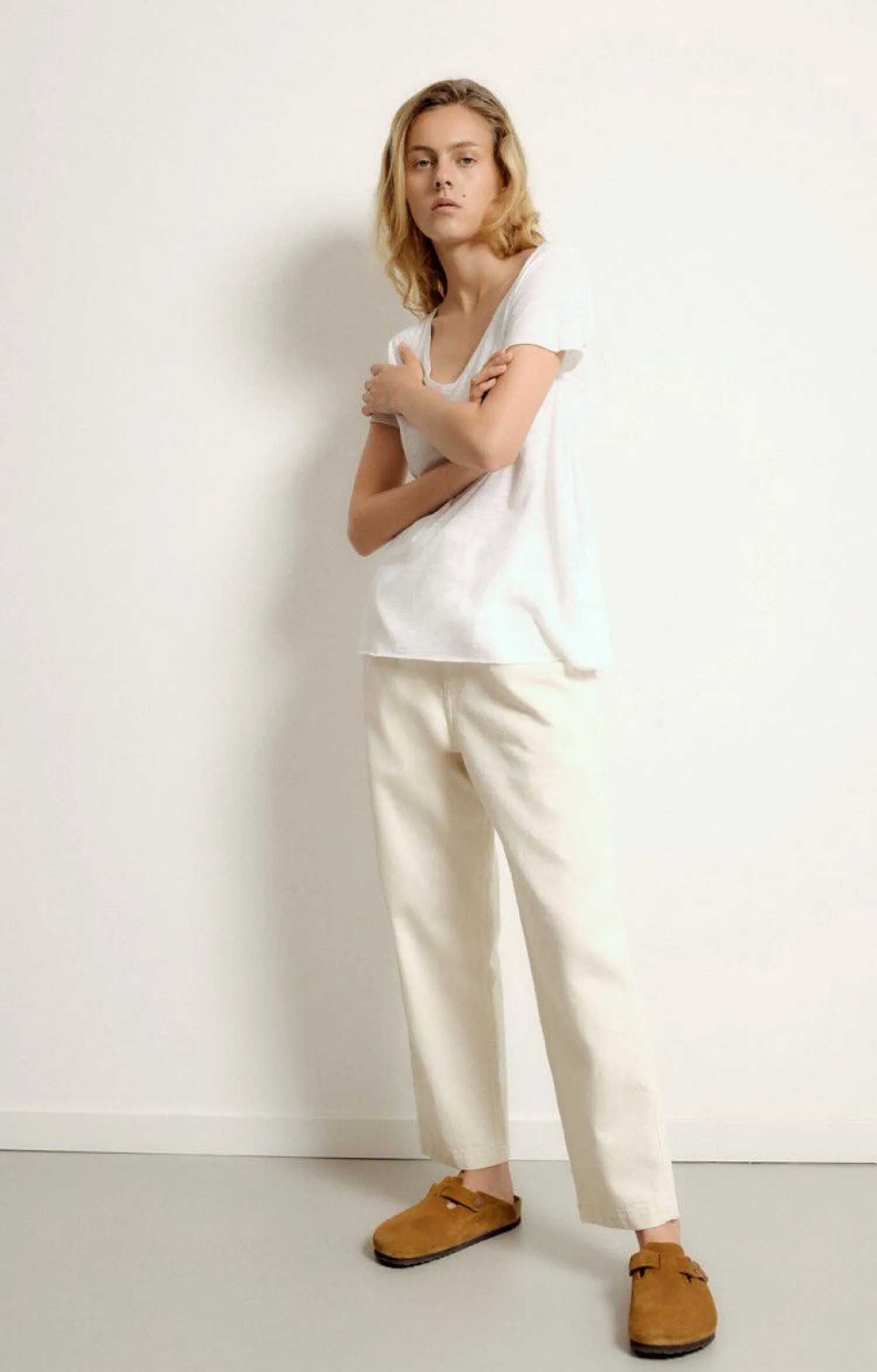 Store American Vintage T-Shirt Jacksonville Blanc