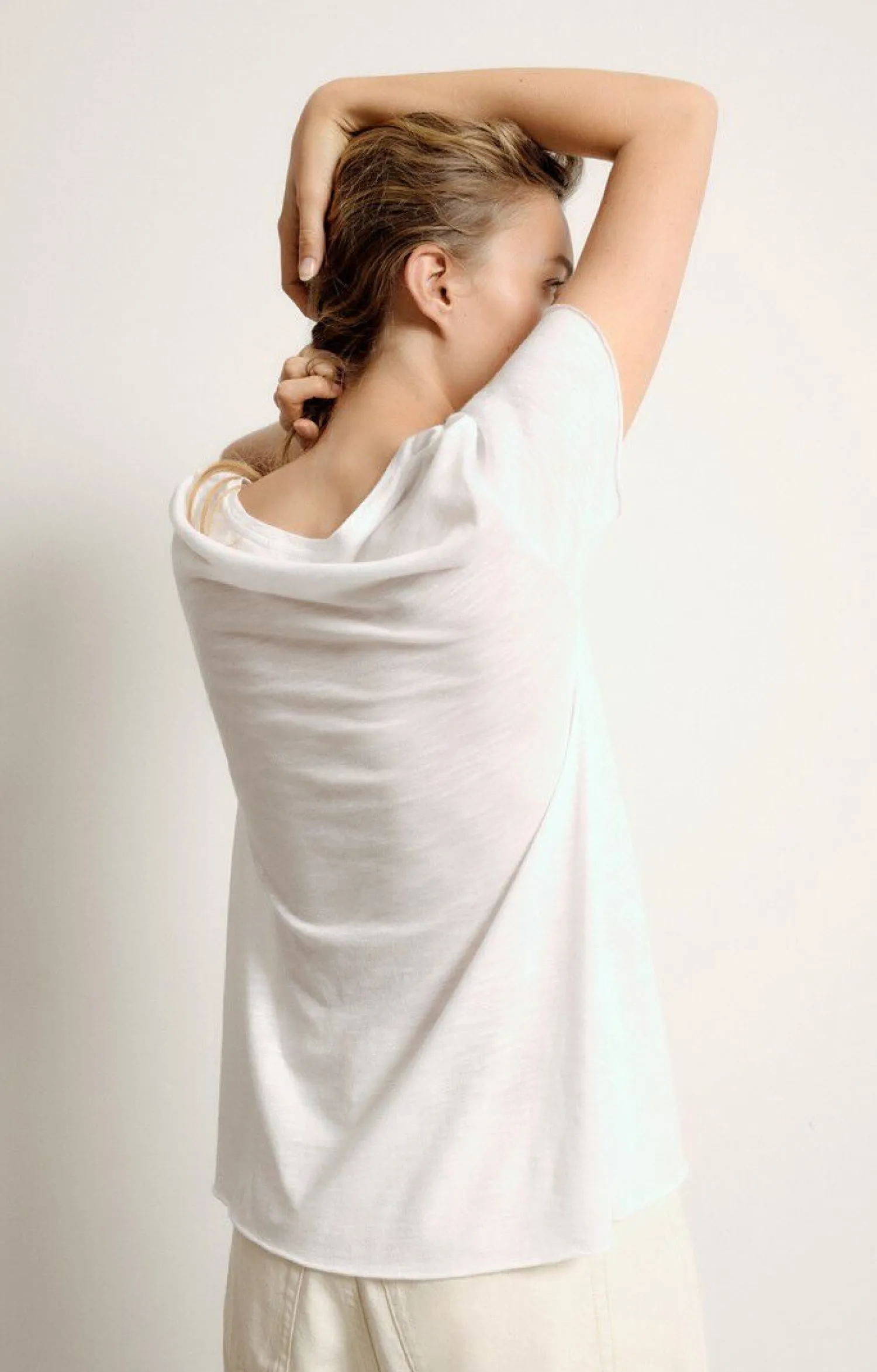 Store American Vintage T-Shirt Jacksonville Blanc