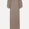 Flash Sale Le Marais T-Shirt Jurk Yara Taupe