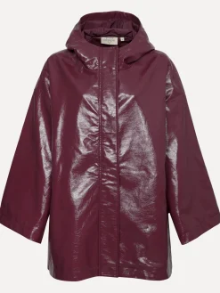 Fashion Les Soeurs Vegan Leren Jas Violet Bordeaux