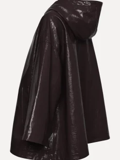 Fashion Les Soeurs Vegan Leren Jas Violet Dark Brown