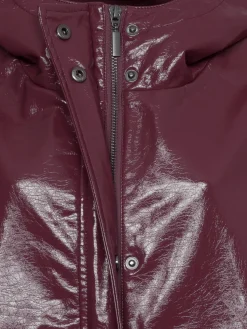 Fashion Les Soeurs Vegan Leren Jas Violet Bordeaux