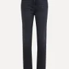 Outlet Selected Vervaagd Bootcut Jeans Tone Black Denim