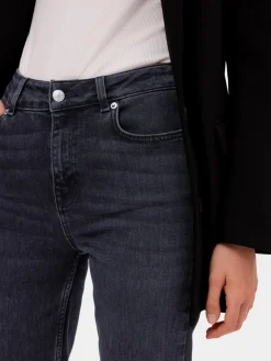Outlet Selected Vervaagd Bootcut Jeans Tone Black Denim