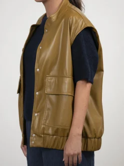Best Le Marais Vest Nate Olive