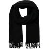 Outlet Selected Wollen Sjaal Time Black