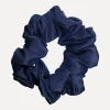 Best Les Soeurs Zijden Scrunchie Navy