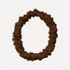 Discount Les Soeurs Zijden Scrunchie Brown