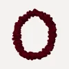 Cheap Les Soeurs Zijden Scrunchie Bordeaux