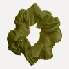 Cheap Les Soeurs Zijden Scrunchie Olive