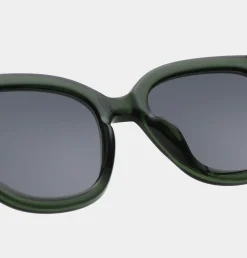 Discount A.Kjaerbede Zonnebril Billy Dark Green Transparent