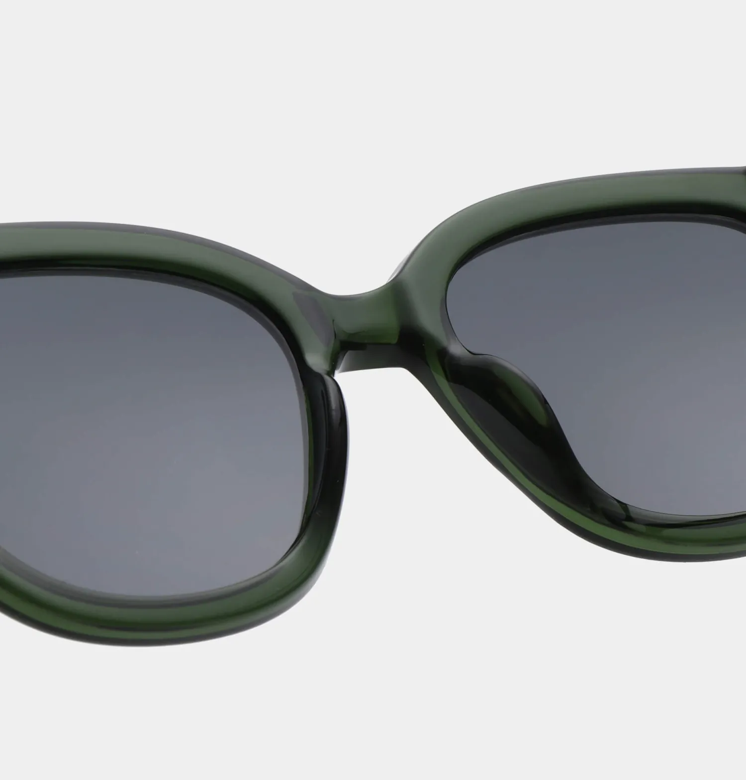Discount A.Kjaerbede Zonnebril Billy Dark Green Transparent