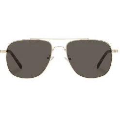 Online Le Specs Zonnebril The Charmer Gold W/ Khaki Mono Lens